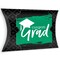 Big Dot of Happiness Green Grad - Best is Yet to Come - Favor Gift Boxes - Green Graduation Party Large Pillow Boxes - Set of 12